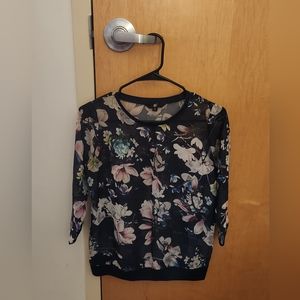 Sheer top - size small